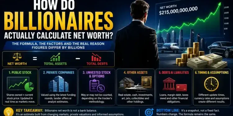 Billionaires Actually Calculate Net
