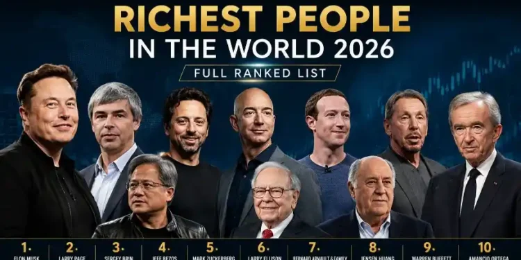richest people in the world 2026 ranked list