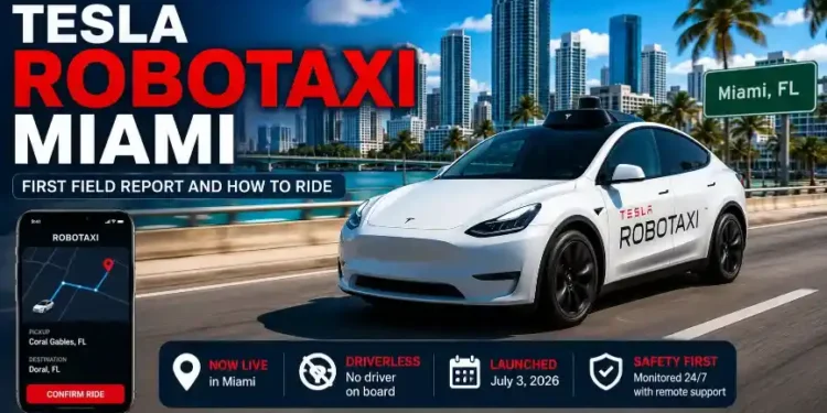 Tesla Robotaxi Miami