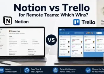 Notion vs Trello for remote teams comparison