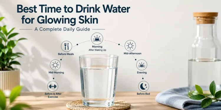 Best Time to Drink Water for Glowing Skin
