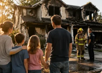 what to do after a house fire